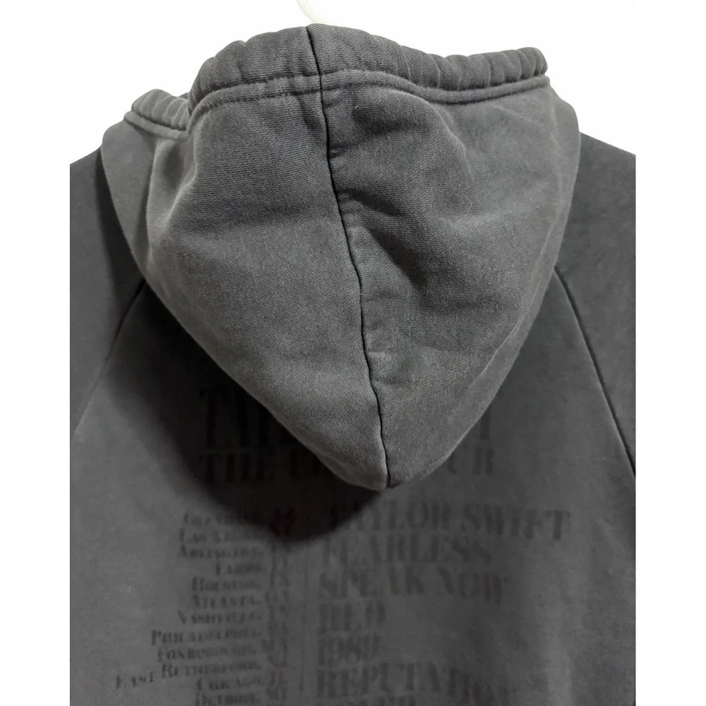 Taylor Swift‎ Exclusive Eras Tour Merch Charcoal Grey Hoodie Concert Size Medium